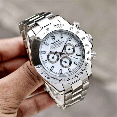 used silver rolex|rolex silver watches for men.